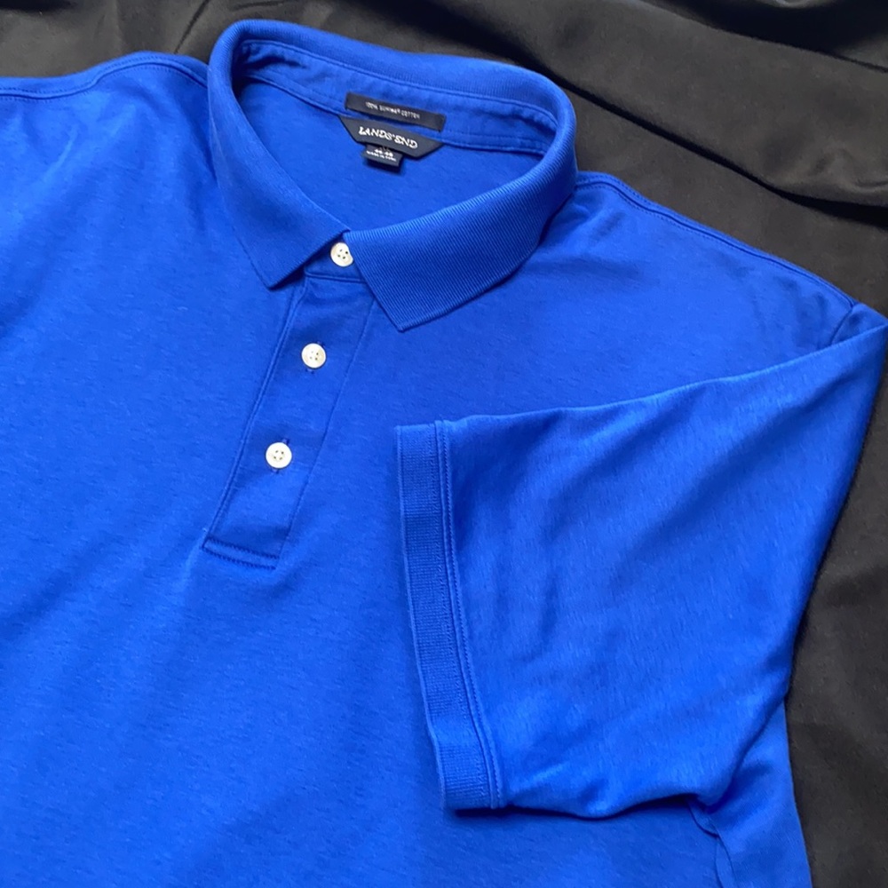 Lands’ End Supima Cotton Men’s Polo Shirt